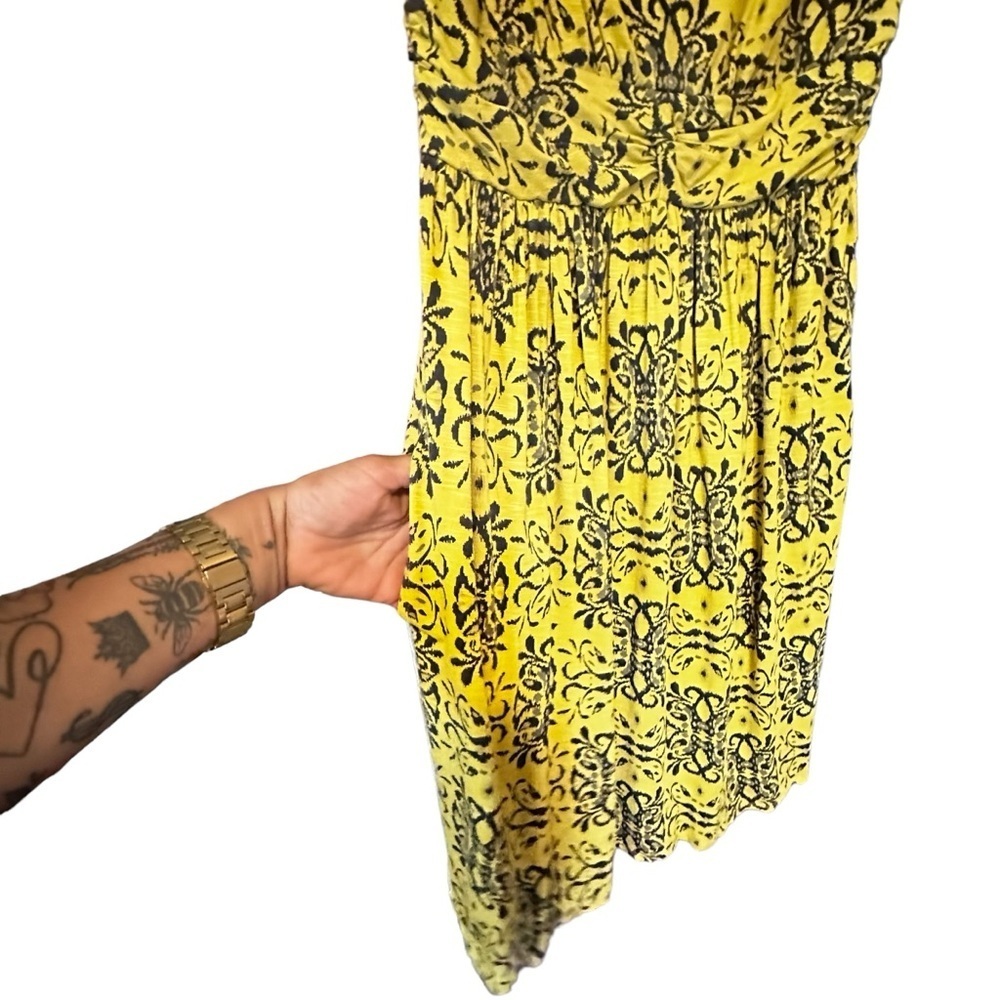 ๐ด5 for $40 SALE!
Fresh Produce chartreuse, batik, midi-dress, w/pockets sz M - Picture 5 of 11